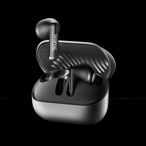 oraimo SpaceBuds Air+ Écouteurs True Wireless avec Finition Métallique et Résistance IPX4